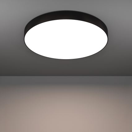 Eglo - RGBW LED dimmelhető mennyezeti lámpa LED/36,5W/230V 2700–6500K átm. 69 cm fekete