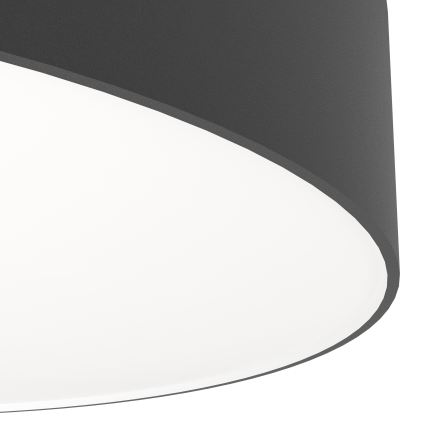 Eglo - RGBW LED dimmelhető mennyezeti lámpa LED/36,5W/230V 2700–6500K átm. 69 cm fekete