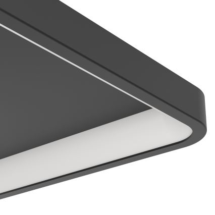 Eglo - LED RGBW fényerőszabályozható mennyezeti lámpatest LED/20W/230V 2700-6500K 35x35 cm fekete