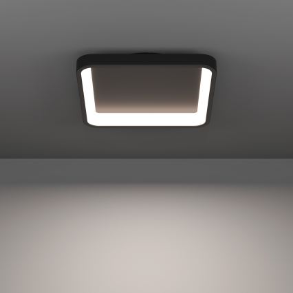 Eglo - LED RGBW fényerőszabályozható mennyezeti lámpatest LED/20W/230V 2700-6500K 35x35 cm fekete