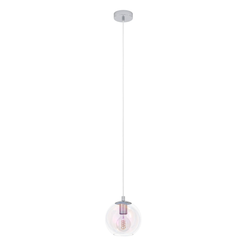 Eglo - Kábeles függeszték 1xE27/60W/230V fényes króm