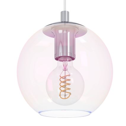Eglo - Kábelre függesztett csillár 10xE27/60W/230V fényes króm
