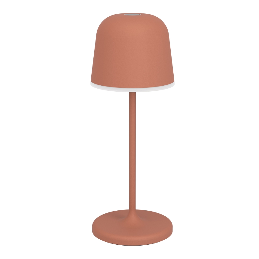 Eglo - LED, fényerőszabályozható, kültéri, érintésvezérelt, újratölthető asztali lámpa LED/1,8W/5V 2500/3000/4000K 2500 mAh IP54 narancssárga