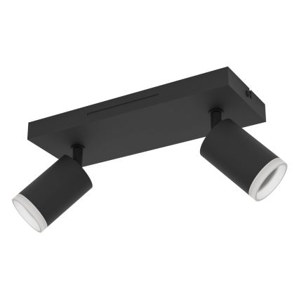 Eglo - LED RGBW dimmelhető spotlámpa 2xLED/3,7W/230V 2700-6500K fekete