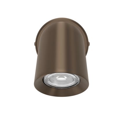 Eglo - fali spotlámpa 1xGU10/5W/230V bronzszínű