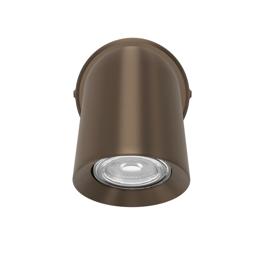 Eglo - fali spotlámpa 1xGU10/5W/230V bronzszínű