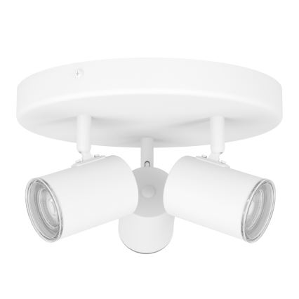 Eglo - Fürdőszobai spotlámpa 3xGU10/5W/230V Ø 25 cm IP44 fehér