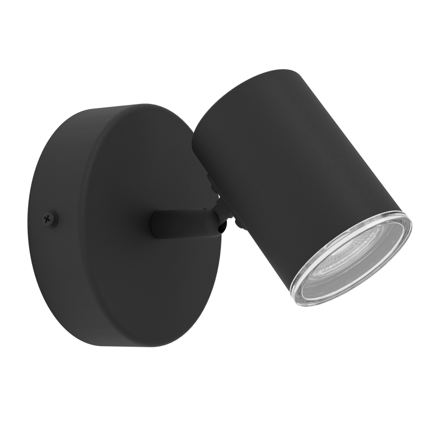 Eglo - Fürdőszobai fali spotlámpa 1xGU10/5W/230V IP44 fekete