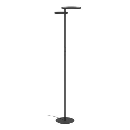 Eglo - Fényerőszabályozható LED állólámpa LED/16W/230V + LED/12W fekete