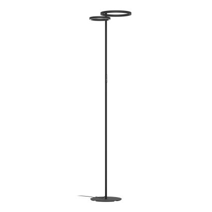 Eglo - Fényerőszabályozható LED állólámpa LED/16W/230V + LED/12W fekete