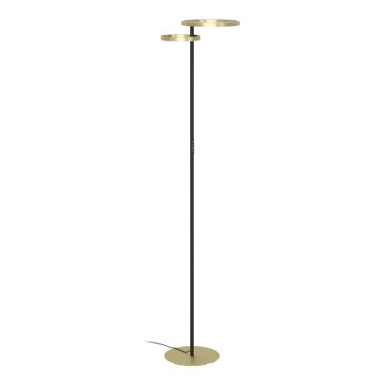 Eglo - Fényerőszabályozható LED állólámpa LED/16W/230V + LED/12W arany/fekete
