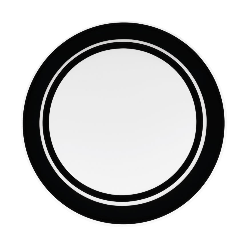 Eglo - LED mennyezeti lámpatest LED/24W/230V, 2700/4000/6500K, átm. 40 cm, fekete