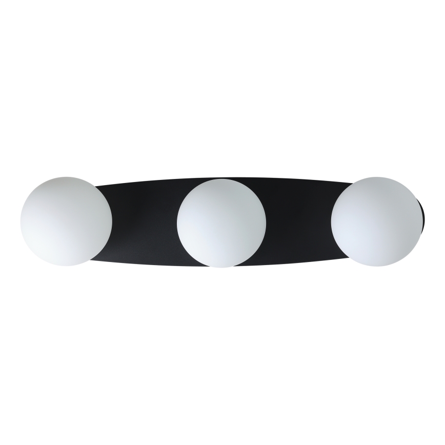 Eglo - LED Fürdőszobai mennyezeti lámpa 3xG9/4,2W/230V IP44 fekete