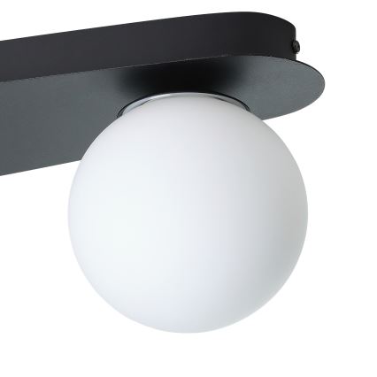 Eglo - LED Fürdőszobai mennyezeti lámpa 3xG9/4,2W/230V IP44 fekete