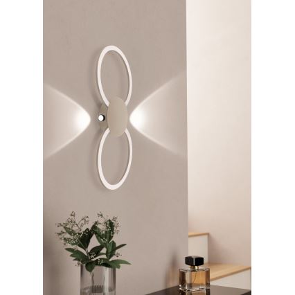 Eglo - LED fali lámpa LED/20W/230V + LED/0,91W bézs