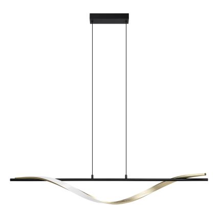 Eglo - LED csillár kábellel LED/20W/230V 2700/4000/6500K fekete/arany