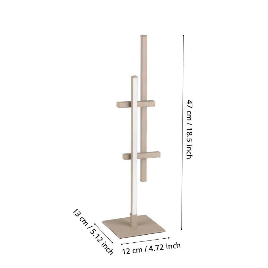Eglo - LED asztali lámpa LED/6,5W/230V bézs