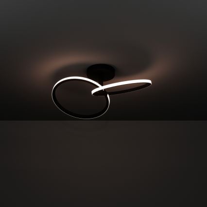 Eglo - LED mennyezeti lámpatest LED/12W/230V 2700/4000/6500K fekete