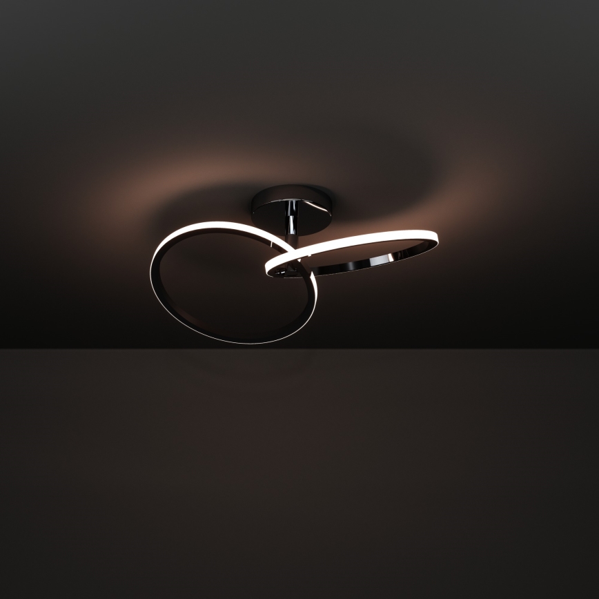 Eglo - LED mennyezeti lámpa LED/12W/230V 2700/4000/6500K fényes króm