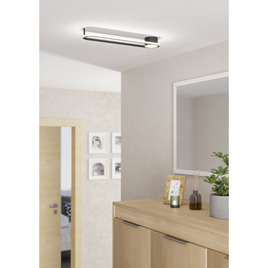 Eglo - LED mennyezeti lámpatest LED/24W/230V 2700/4000/6500K fekete