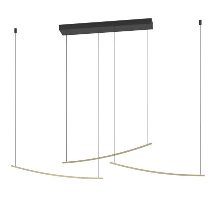 Eglo - LED dimmelhető kábelen függesztett csillár LED/22W/230V 2700/4000/6500K arany