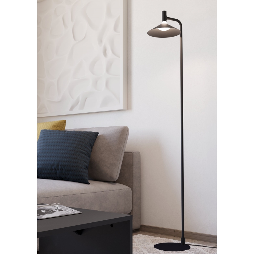 Eglo - LED RGBW dimmelhető állólámpa LED/7,5W/230V 2700-6500K fekete