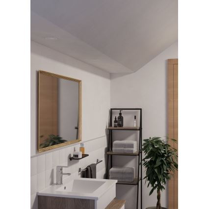 Eglo - LED fürdőszobai beépíthető mennyezeti spotlámpa 1xGU10/4,5W/230V IP44 fehér
