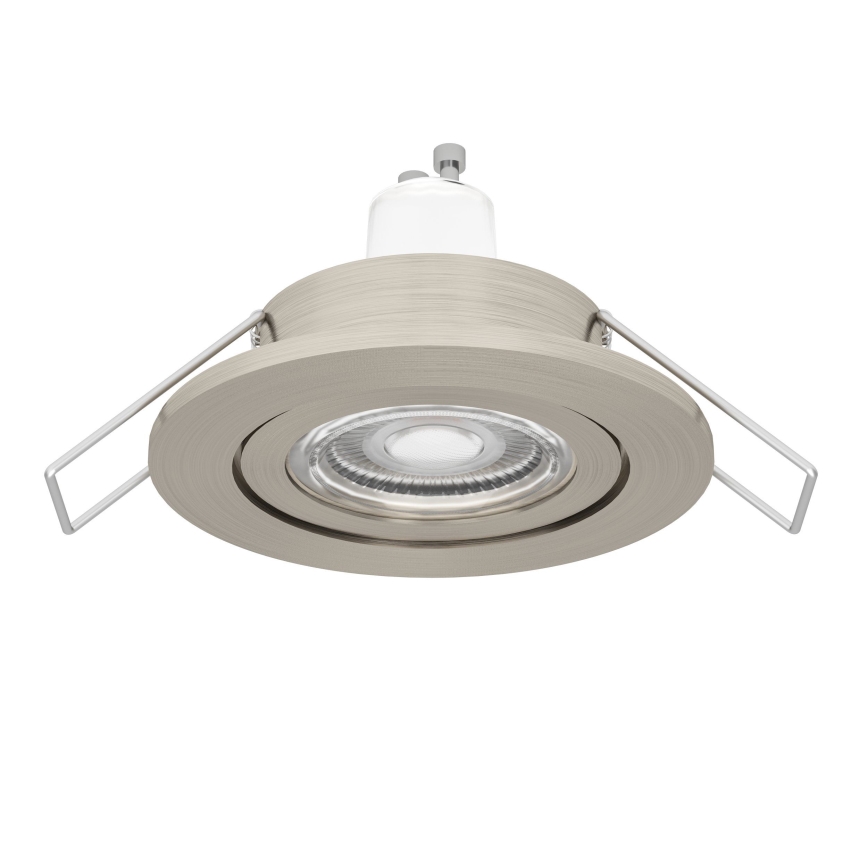 Eglo - LED fürdőszobai beépíthető spotlámpa 1xGU10/4,5W/230V IP44 matt króm