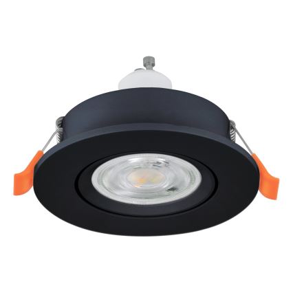 Eglo - LED beépíthető spotlámpa 1xGU10/4,5W/230V fekete