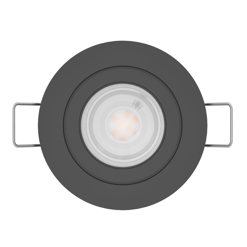 Eglo - LED beépíthető spotlámpa 1xGU10/4,5W/230V fekete