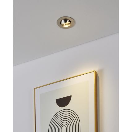 Eglo - 3 darabos LED beépíthető spotlámpa 1xGU10/4,5W/230V matt króm