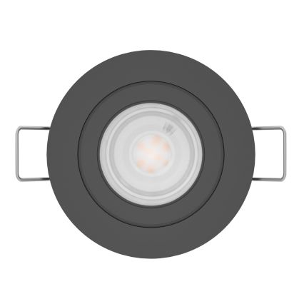 Eglo - LED beépíthető spotlámpa 1xGU10/4,5W/230V fekete