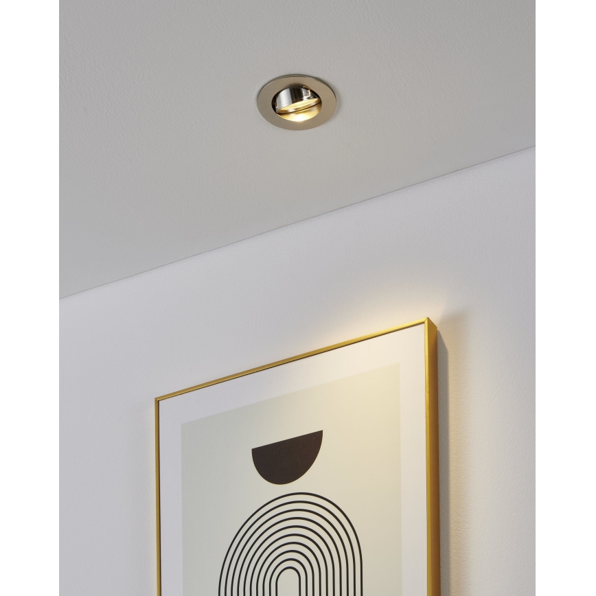 Eglo - 3 darabos LED süllyesztett mennyezeti spotlámpa szett 1xGU10/4,5W/230V matt króm