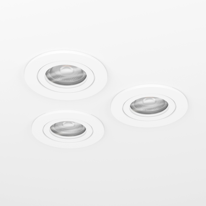 Eglo - 3 darabos LED beépíthető spotlámpa LED/4,8W/230V 2700/4000/6500K fehér