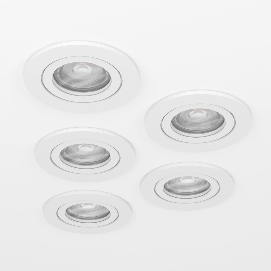 Eglo - 5 darabos szett süllyesztett LED spotlámpa LED/4,8W/230V 2700/4000/6500K fehér