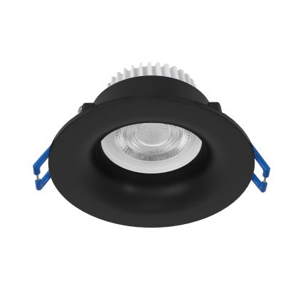 Eglo - LED fürdőszobai beépíthető lámpatest LED/4,9W/230V 2700/4000/6500K Ø 8,8 cm IP65 fekete