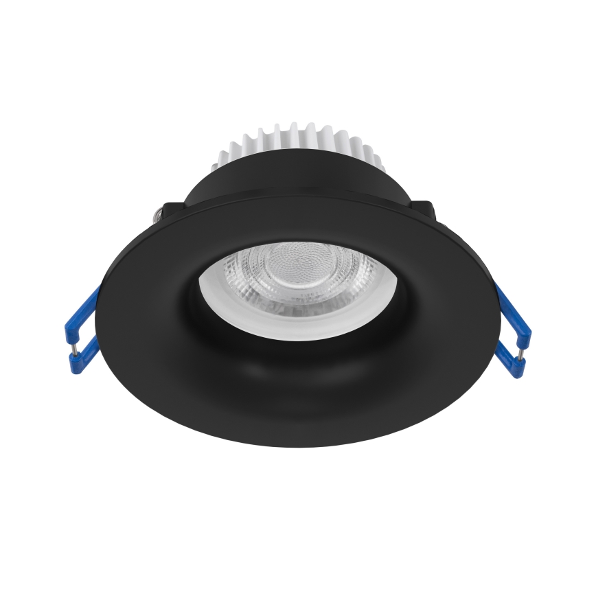 Eglo - LED fürdőszobai beépíthető lámpatest LED/4,9W/230V 2700/4000/6500K Ø 8,8 cm IP65 fekete