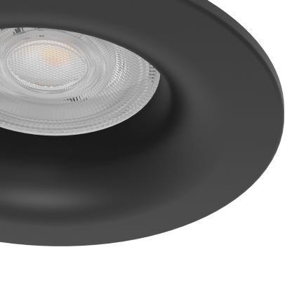 Eglo - 3 darabos szett LED fürdőszobai süllyesztett mennyezeti lámpatest LED/4,9W/230V 2700/4000/6500K Ø 8,8 cm IP65 fekete
