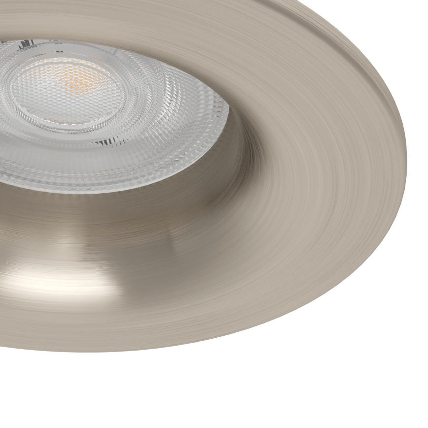 Eglo - Fürdőszobai beépíthető LED-lámpatest, 4,9 W, 230 V, választható színhőmérséklet 2700/4000/6500 K, átmérő 8,8 cm, IP65, matt króm