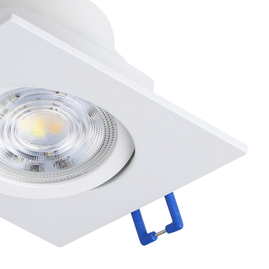 Eglo - 3 darabos szett dimmelhető beépíthető LED lámpa LED/4,8W/230V 8,8x8,8 cm fehér