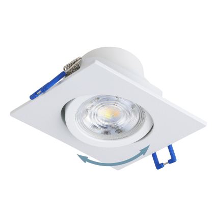 Eglo - 3 darabos szett dimmelhető beépíthető LED lámpa LED/4,8W/230V 8,8x8,8 cm fehér