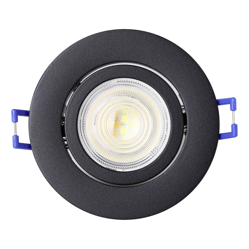 Eglo - 3 darabos szett LED RGBW dimmelhető beépíthető mennyezeti lámpa LED/4,7W/230V 2700-6500K fekete