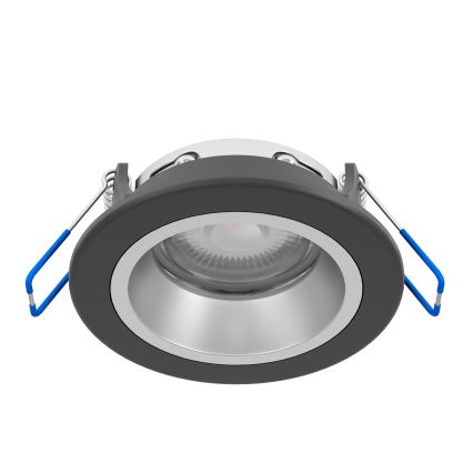 Eglo - LED dimmelhető fürdőszobai süllyesztett mennyezeti lámpa LED/4,8W/230V 2700/4000/6500K IP44 fekete