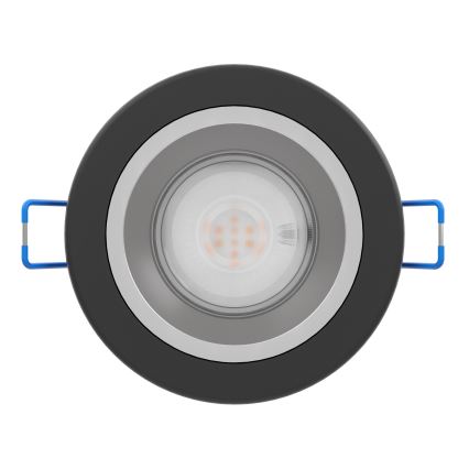 Eglo - LED dimmelhető fürdőszobai süllyesztett mennyezeti lámpa LED/4,8W/230V 2700/4000/6500K IP44 fekete