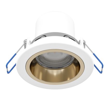 Eglo - LED RGBW fényerő-szabályozható fürdőszobai beépíthető mennyezeti lámpa LED/4,8W/230V 2700-6500K IP44 fehér/arany