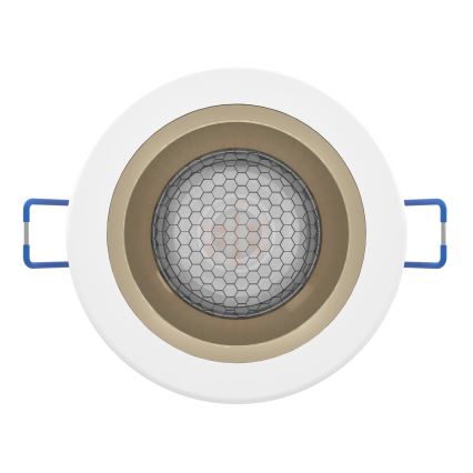 Eglo - LED RGBW fényerő-szabályozható fürdőszobai beépíthető mennyezeti lámpa LED/4,8W/230V 2700-6500K IP44 fehér/arany