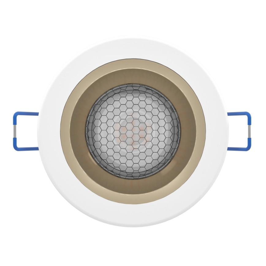 Eglo - LED RGBW fényerő-szabályozható fürdőszobai beépíthető mennyezeti lámpa LED/4,8W/230V 2700-6500K IP44 fehér/arany