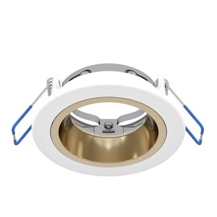 Eglo - LED RGBW fényerő-szabályozható fürdőszobai beépíthető mennyezeti lámpa LED/4,8W/230V 2700-6500K IP44 fehér/arany