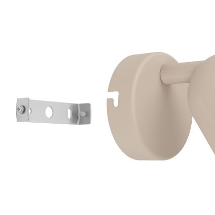 Eglo - Fali spotlámpa 1xGU10/5W/230V bézs