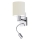 EGLO 90925 - HALVA fali lámpa 1xE27/40W+1xLED/2,38W fehér